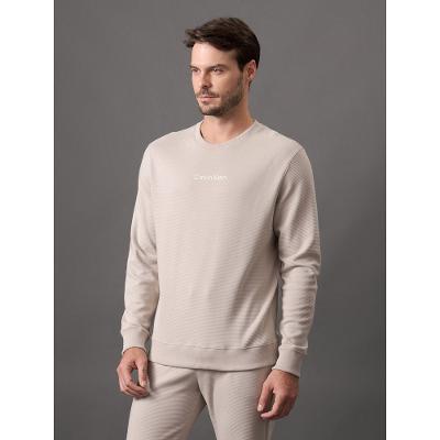 Blusão Masculino Careca Suedine Soft Calvin Klein Underwear - Caqui Claro
