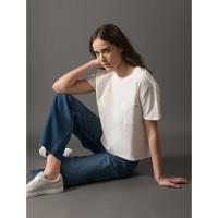 Calça Jeans Feminina Wide Led Cropped Calvin Klein Jeans - Azul Médio - 5