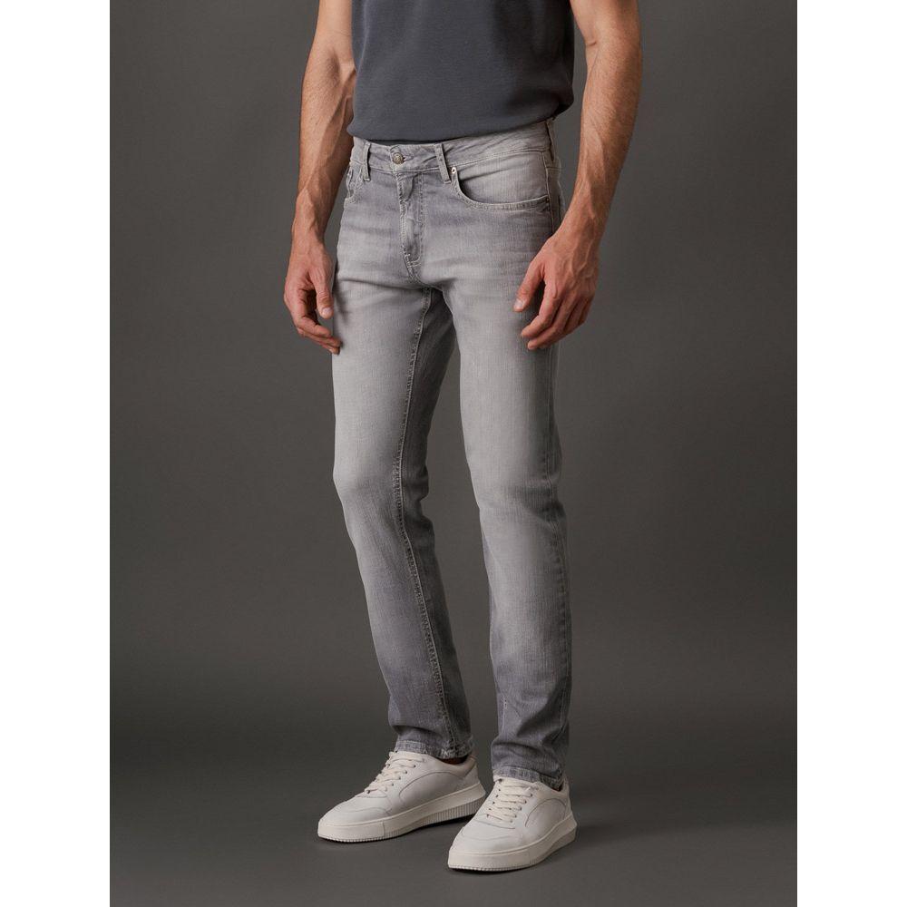 Calça Jeans Masculina Skinny 5 Pockets 3d Calvin Klein Jeans - Cinza Claro - 1