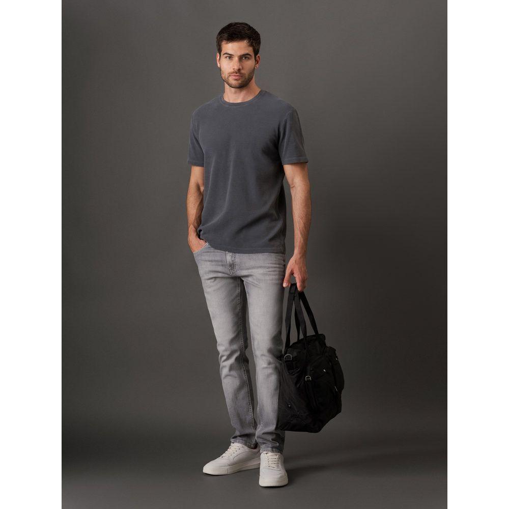 Calça Jeans Masculina Skinny 5 Pockets 3d Calvin Klein Jeans - Cinza Claro - 5