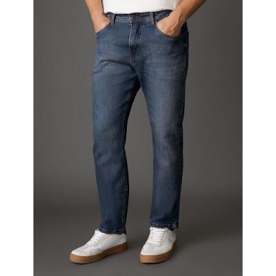 Calça Jeans Masculina Straight 5 Pockets Calvin Klein Jeans - Marinho
