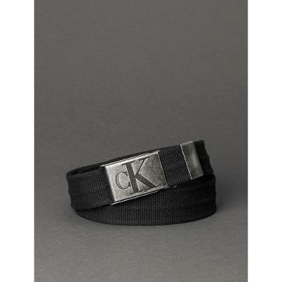 Cinto Masculino Militar Cadarço Calvin Klein Jeans - Preto