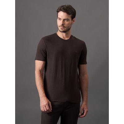 Camiseta Masculina Mini Graphic Calvin Klein Underwear - Marrom