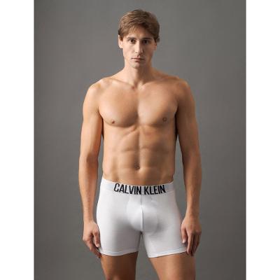 Kit 2 Cuecas Boxer Cotton Intense Power Calvin Klein Underwear - Branco/Branco
