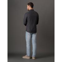 Camisa Masculina Slim Dark Check Calvin Klein Jeans - Preto - 2