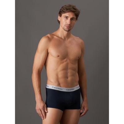 Kit 4 Cuecas Low Rise Trunk Calvin Klein Underwear - Azul Marinho / Mescla