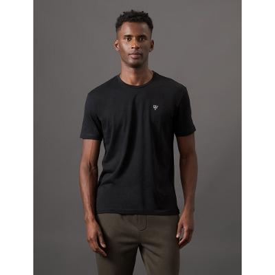 Camiseta Masculina Estampa Ômega No Peito Calvin Klein Jeans - Preto