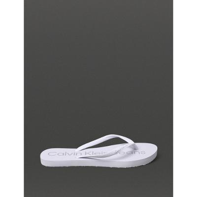 Chinelo Feminino Basic Calvin Klein Jeans - Branco 2
