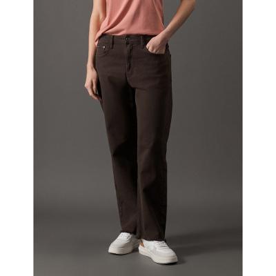 Calça Feminina Color Cropped Straight Calvin Klein Jeans - Cafe