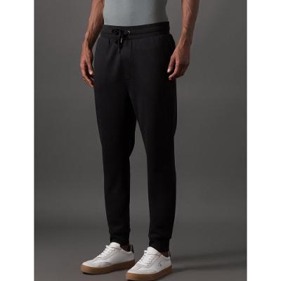 Calça Masculina Moletom Bordado Calvin Klein Jeans - Preto