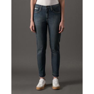 Calça Jeans Feminina Slim Barras Desfeitas Calvin Klein Jeans - Marinho