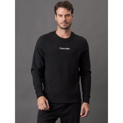 Blusão Masculino Careca Suedine Soft Calvin Klein Underwear - Preto