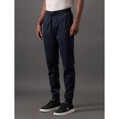 Calça Masculina Moletom Bordado Calvin Klein Jeans - Marinho