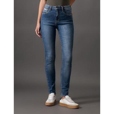 Calça Jeans Feminina Skinny High Rise Calvin Klein Jeans - Azul Médio
