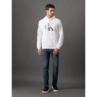Casaco Masculino Moletom Hoddie Calvin Klein Jeans - Branco