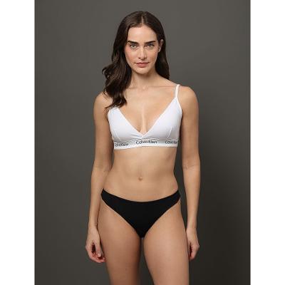 Top Triangulo Modern Cotton Calvin Klein Underwear  Claro - Branco