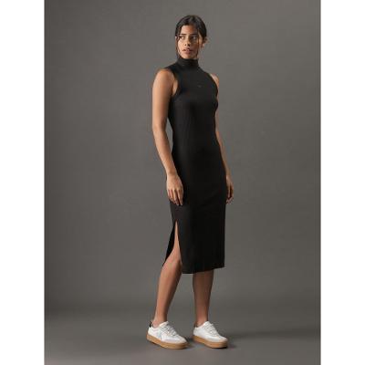 Vestido Feminino Gola Alta Calvin Klein Jeans - Preto