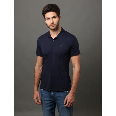 Polo Masculina Slim Pima Calvin Klein Jeans - Marinho