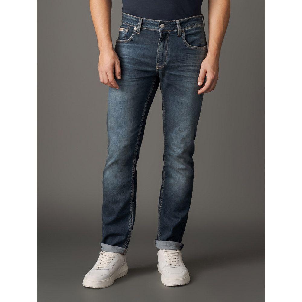 Calça Jeans Masculina Skinny Premium Wash Calvin Klein Jeans - Marinho - 1