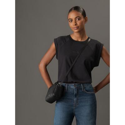 Blusa Feminina Cavas Raglan Calvin Klein Jeans - Preto