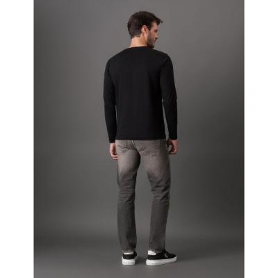 Camiseta Masculina Rubber Patch Calvin Klein Jeans - Preto