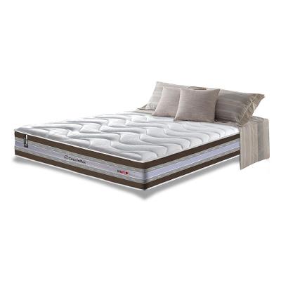 Colchão Queen de Molas Ensacadas D33 Cama inBox Select Firme 158x198x32 Café