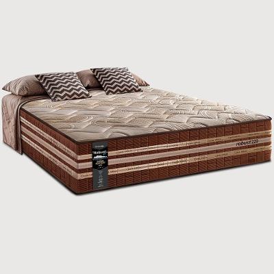 Colchão King com Espuma Látex 193x203x38 Robust Gel 220 Caramelo Cama inBox