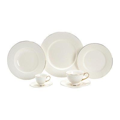 Aparelho de Jantar Home Style Eclat Gold 42 Peças