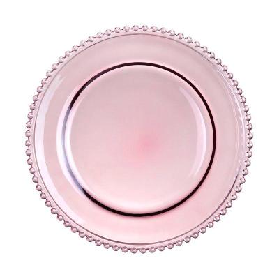 Sousplat Pearl Rosa 32 CM - Wolff