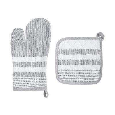 Luva e Descanso de Panela  Home Style Stripes