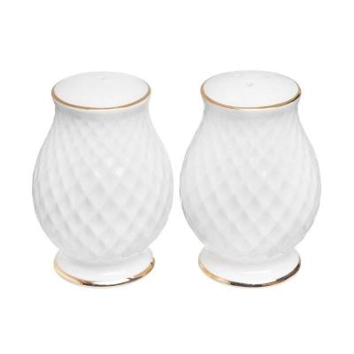 Jogo com Saleiro e Pimenteiro Home Style Eclat Gold