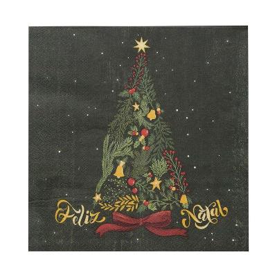 GUARDANAPO DESCARTAVEL NATAL PINHEIRO 16,5 CM SAZ HOME STYLE