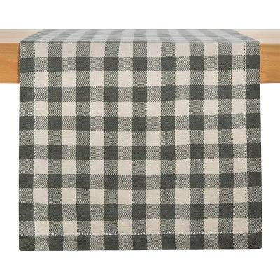 Caminho de Mesa Home Style Chess 160 cm x 40 cm