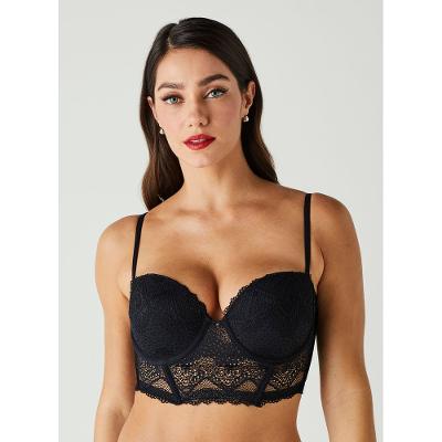 Sutiã de Renda Com Bojo Com Aro Corset Lovely 51553