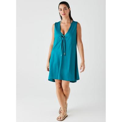 Vestido de Praia Curto Decotado 19605