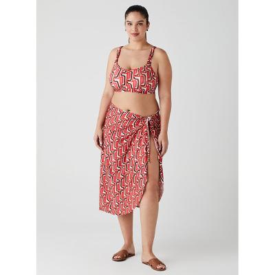 Saída de Praia Pareô Midi Estampada 15601