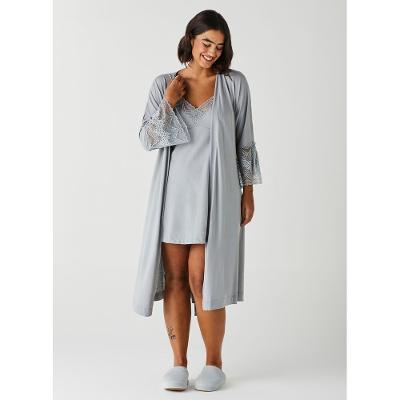 Robe de Algodão com Renda 23705