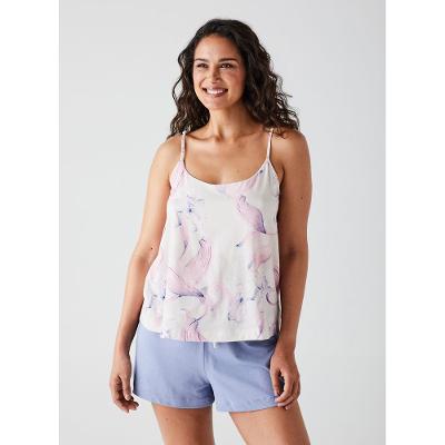 Camiseta de Pijama de Alcinha de Algodão Estampada 28707