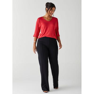 Calça Reta Interlock Luxury 20822