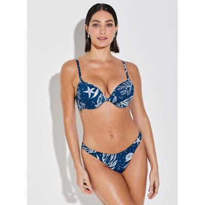 Biquini Tanga Asa Delta Double Back Estampado 15776