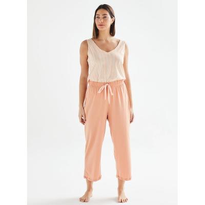 Calça de Pijama de Algodão Cropped 20505