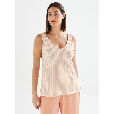 Camiseta de Pijama Regata de Algodão Estampada 28507