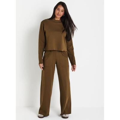 Calça de Moletom Wide Leg 20600