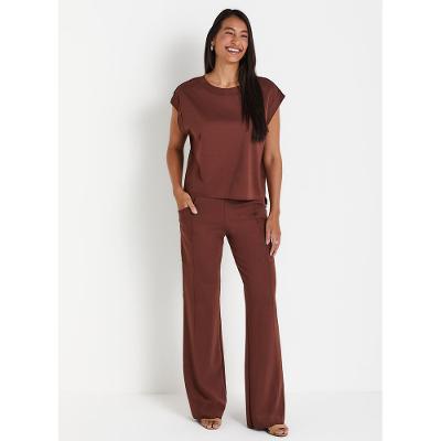 Calça Reta Interlock Luxury 20563