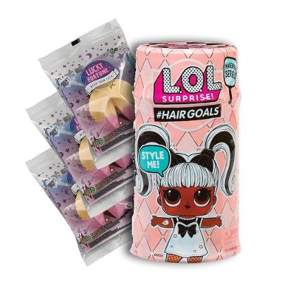 Kit Boneca LOL Surprise! Hairgoals (8925) + 3 Bisctoitos da Sorte Lucky Fortune (1500)