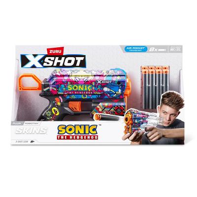 Lançador de Dardos X-Shot - Skins Flux Sonic - Mega Sonic
