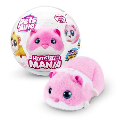 Hamster Mania - Pelúcia Pets Alive - Rosa