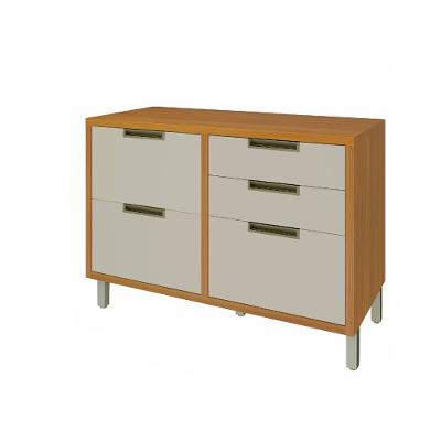Balcão 1 Porta 4 Gavetas Nesher Imperatriz 120cm Mdf
