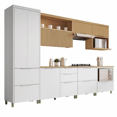 Cozinha 7 Peças Marquesa 7 Portas 7 Gavetas 350cm MDF Nesher