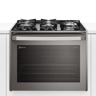 Fogão de Embutir Electrolux FE5EC PerfectCook360 Vaporbake 5 Queimadores Cinza 110V, Inovação e Desempenho, Modelo 33051FBA185